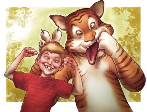 Calvin and Hobbes by eddy barrows